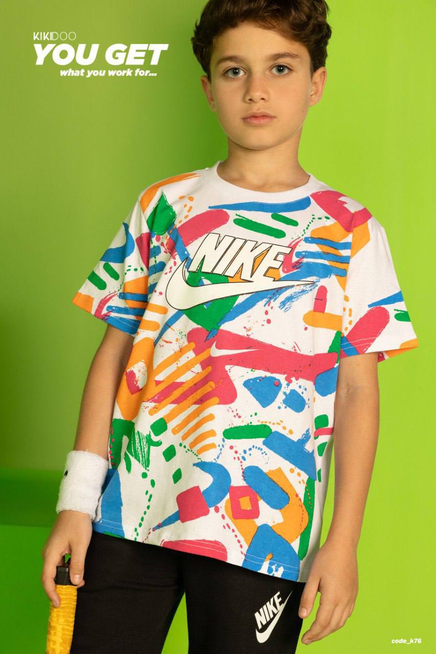 Doodle Dash Tee & Solid Sport Shorts Set