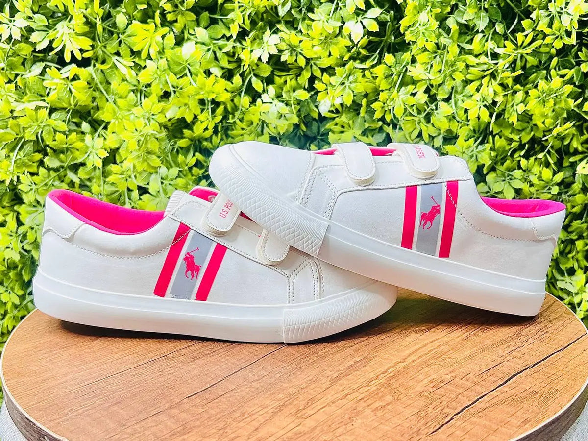 U.S POLO GIRL SHOES pink