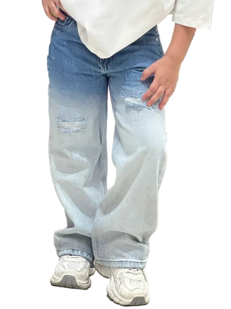 Shiny Blue Jeans
