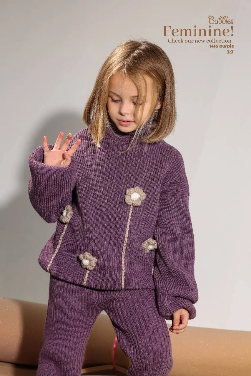 Flower Knit Set