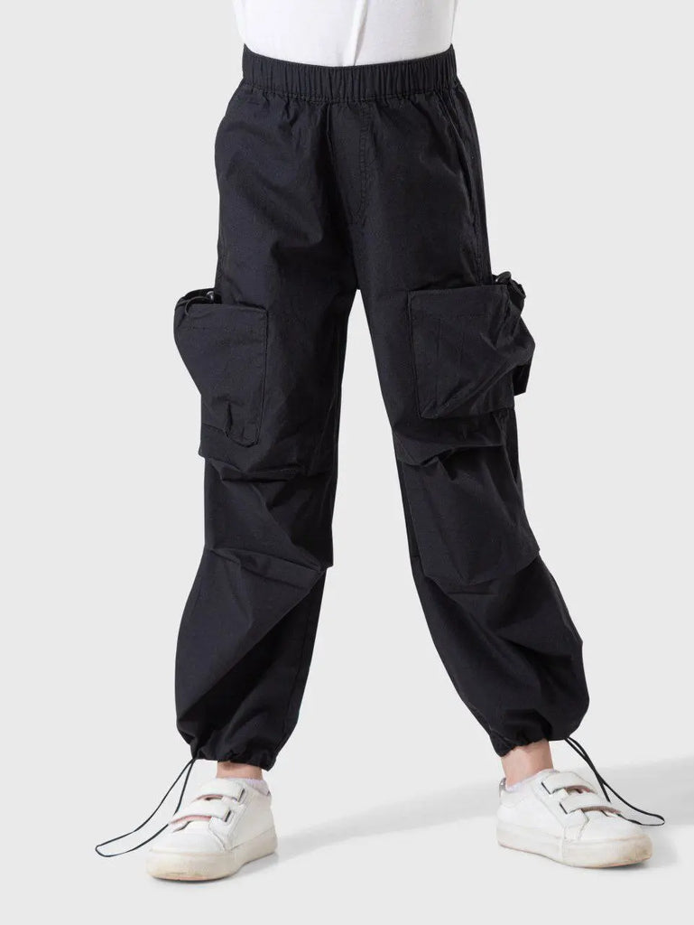 Girls' Cargo Pants with Side Pockets
