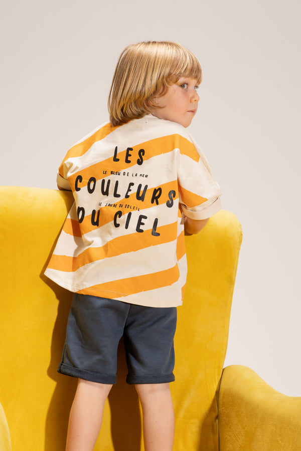 sunstripe tee pyjama