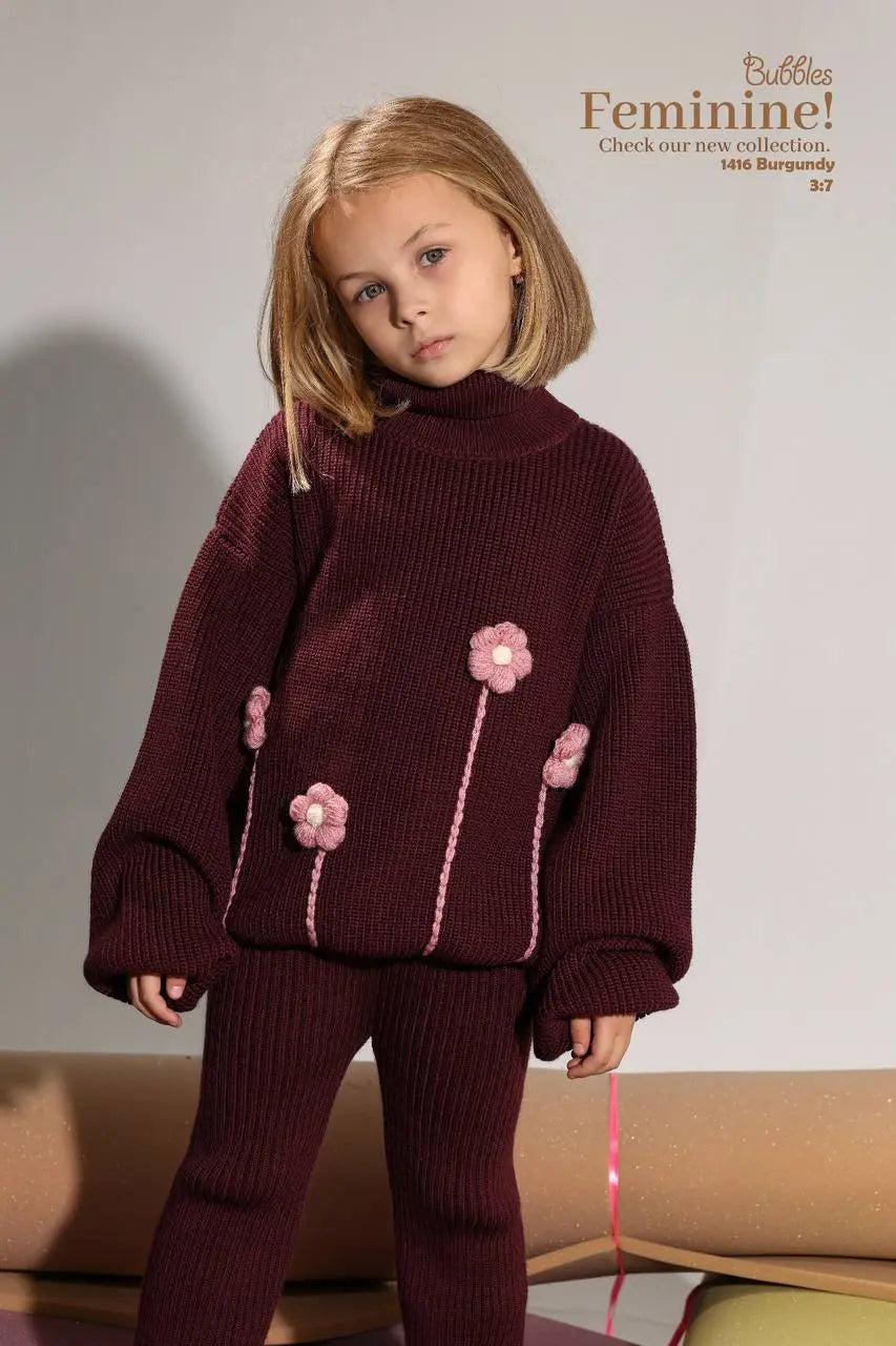 Flower Knit Set