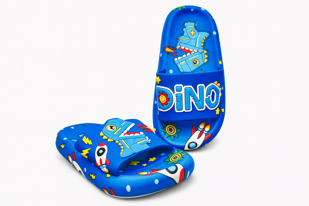 Dino blue SLIPPER