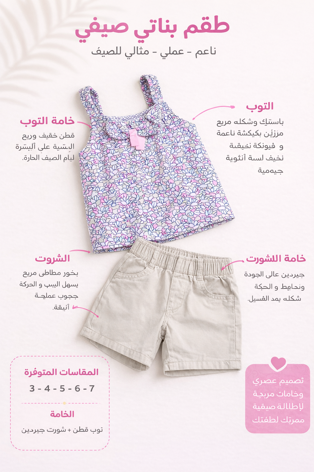 Blouse set rose