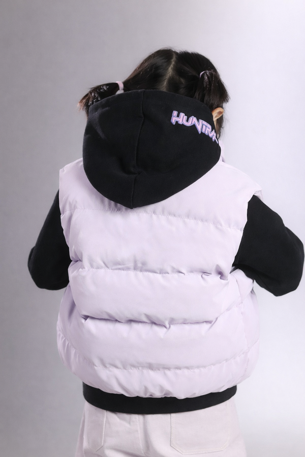 Lavender Puff Vest
