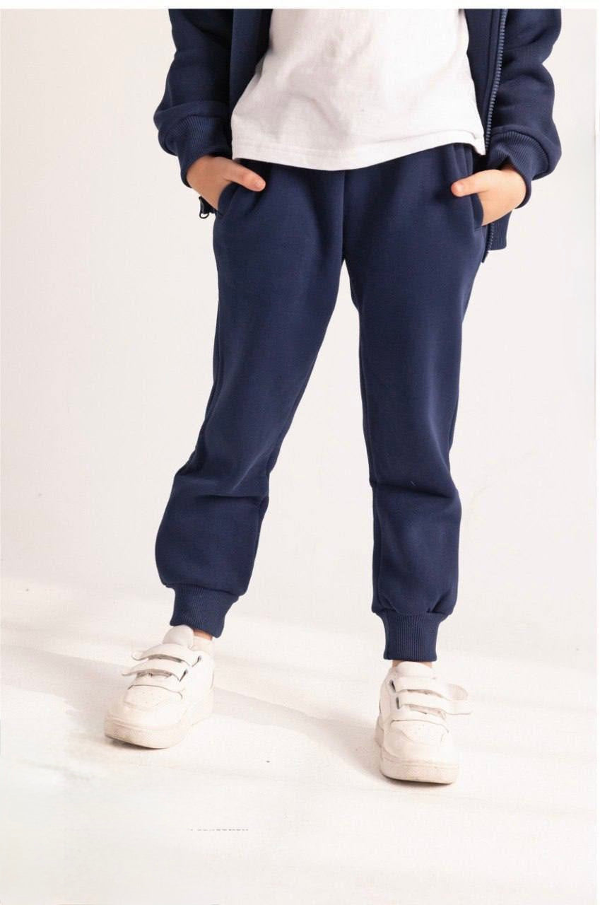 Samer Milton Kids’ Navy Jogger Pants – Comfortable Casual School Trousers