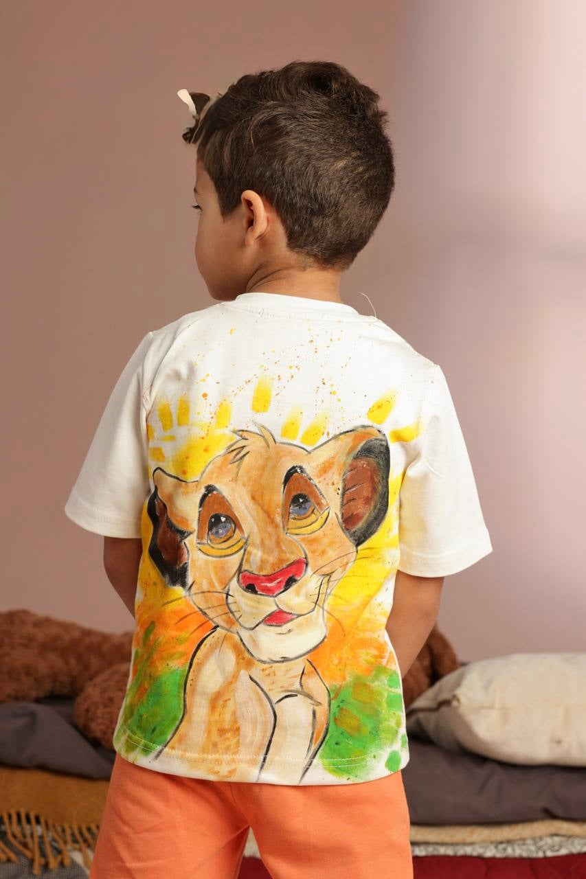 Kids Hakuna Matata Pajama Set – Soft Cotton Summer Sleepwear for Boys (size 2-4)