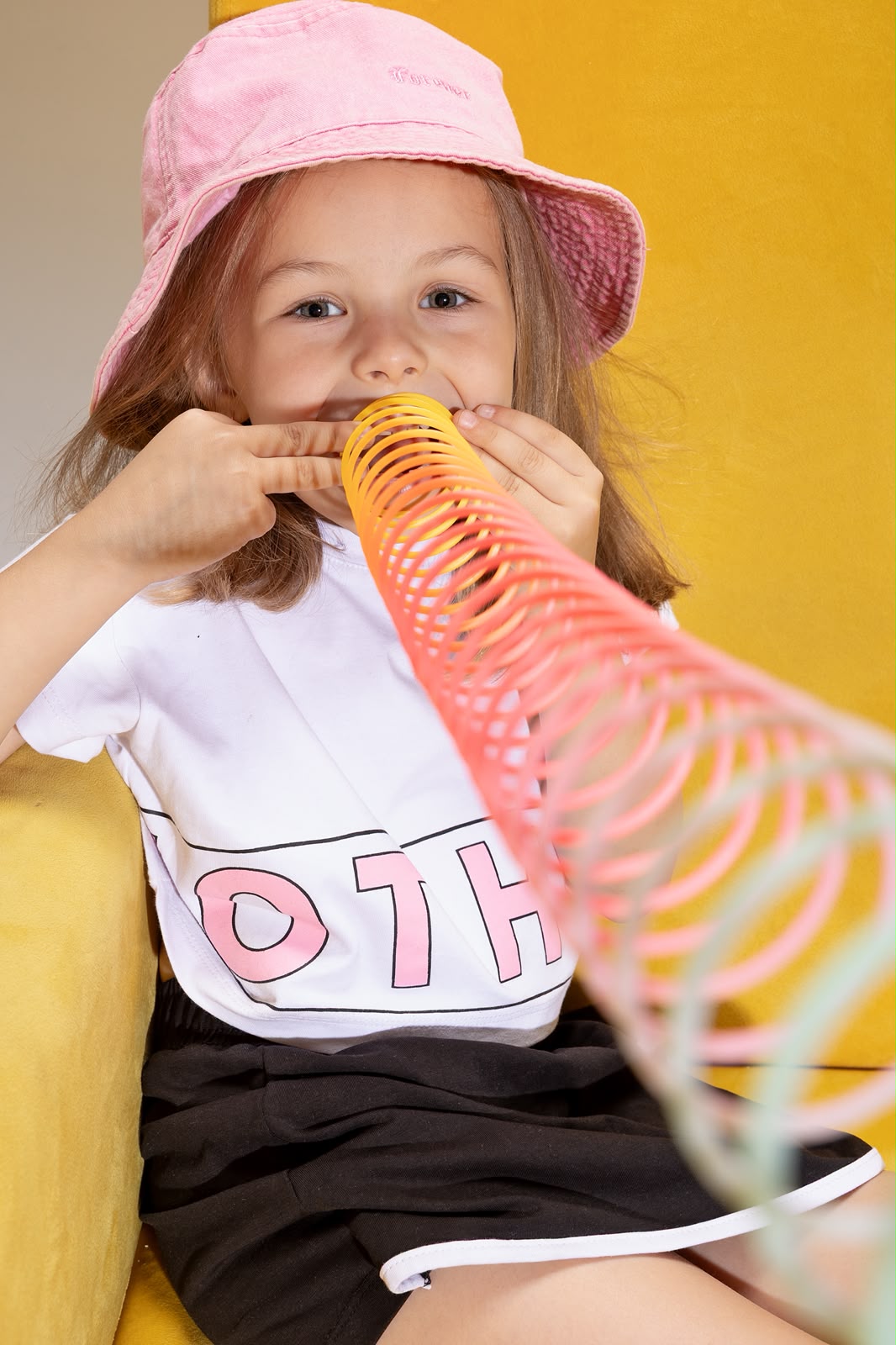 Girls Sporty T-Shirt & Shorts Set – Casual Summer Outfit