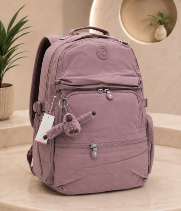 Girls Multi-Compartment Backpack Set with Crossbody Bag & Accessories – Lightweight Casual Travel Bag