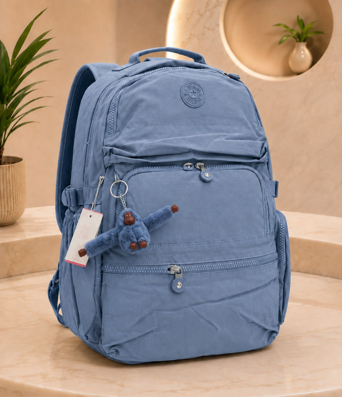 Multi-Compartment Backpack Set with Crossbody Bag & Accessories – Lightweight Casual Travel Bag