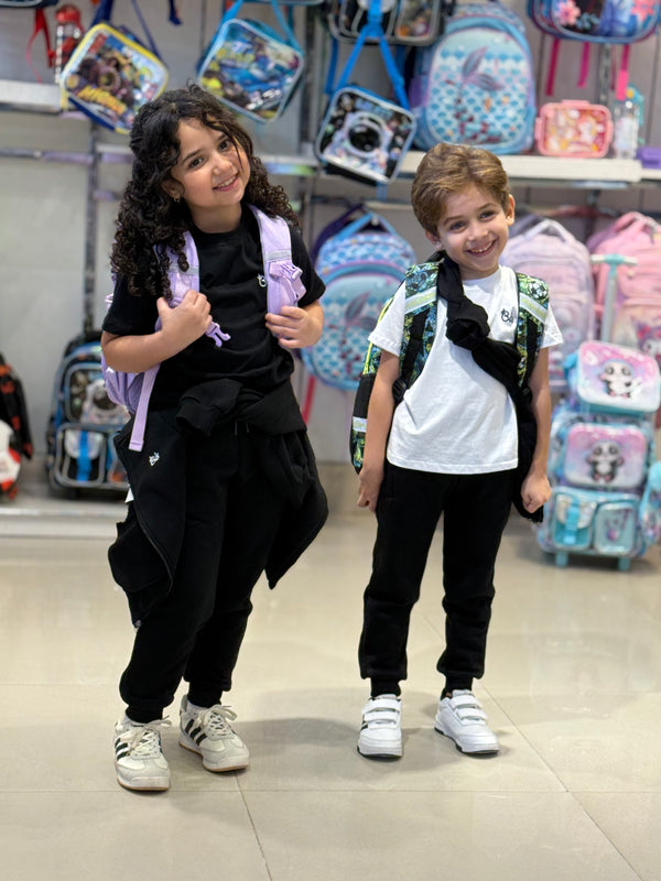 Plain Sweatpants - Bubbles Kids Wear # black / 2-black / 4-black / 6-black / 8-black / 10