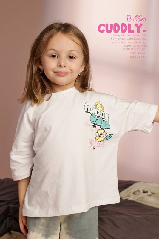 happy days pyjama-white