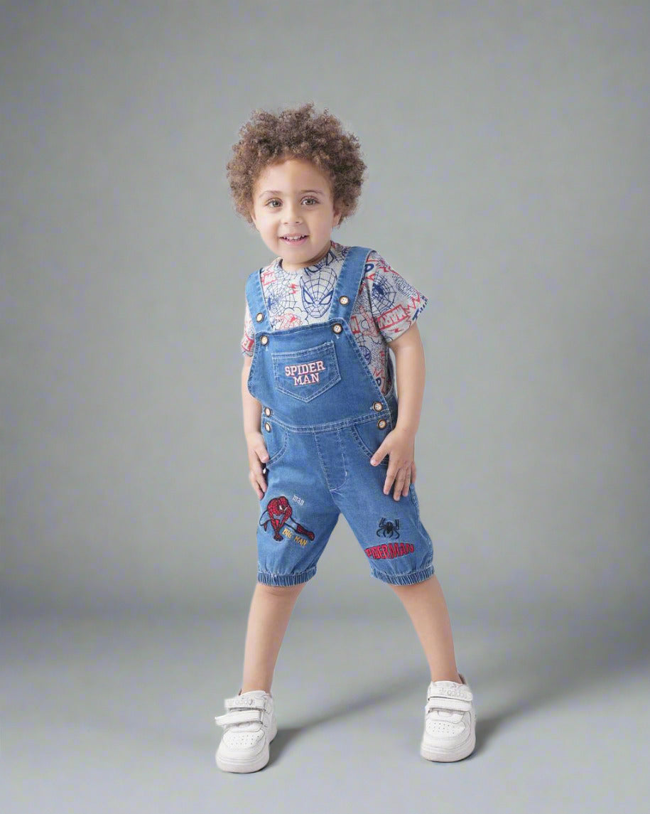 spiderman jumpsuit jeans