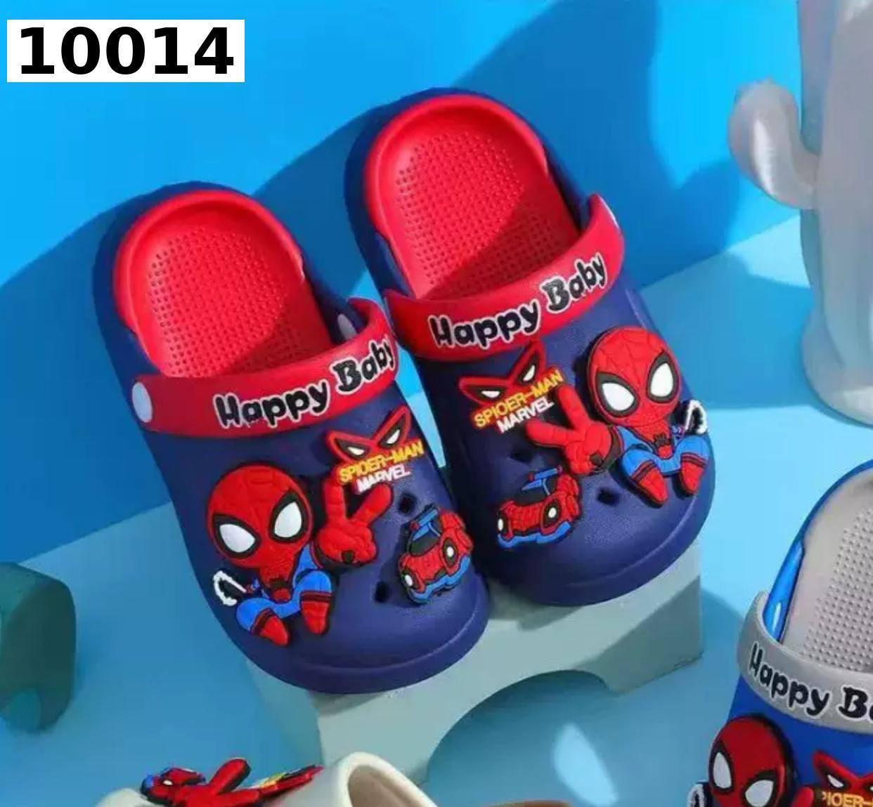 Kids Spider Cartoon Clogs Sandals – Lightweight Slip-On Summer Shoes (Model 10014)