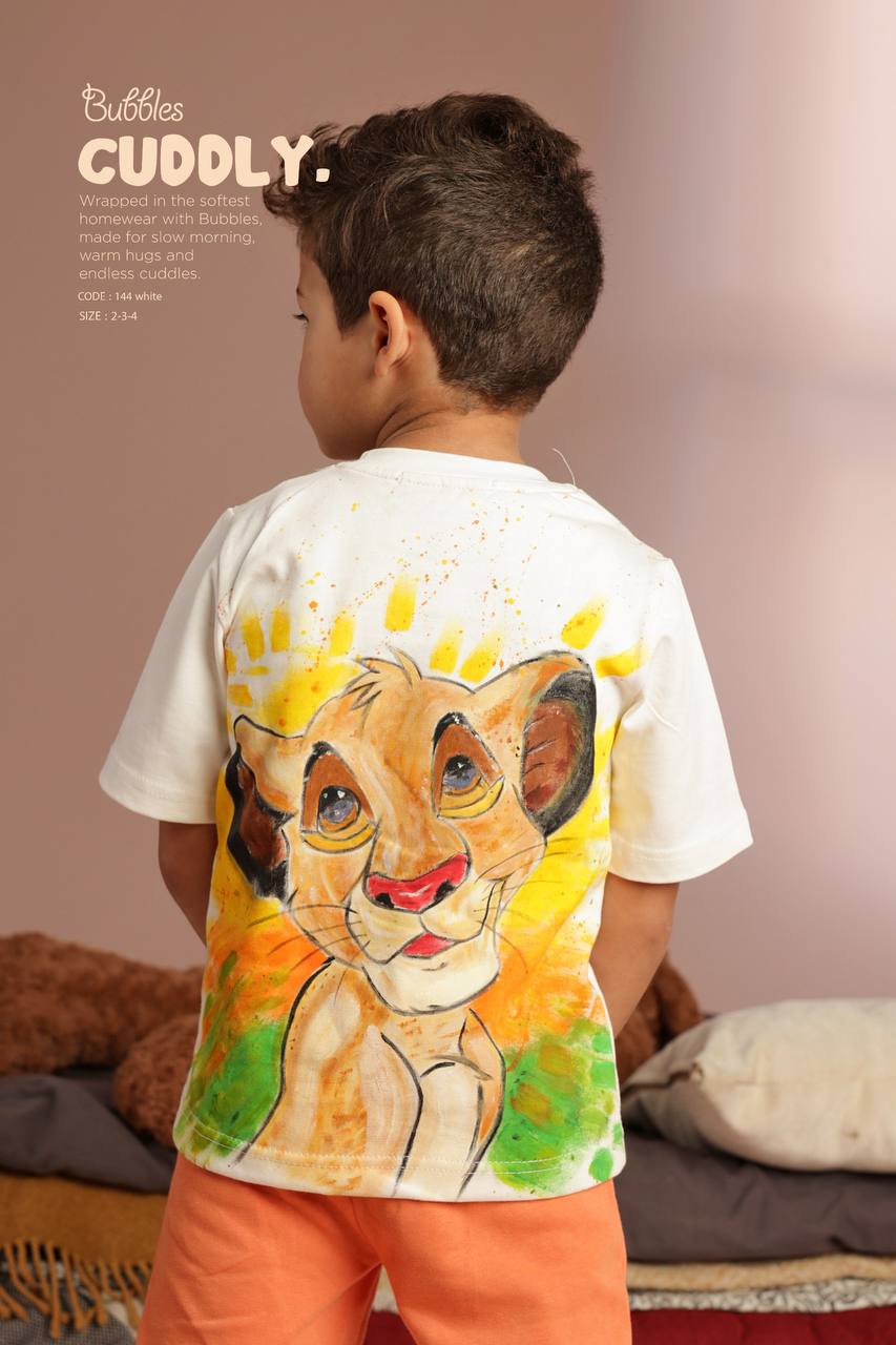 Kids Hakuna Matata Pajama Set – Soft Cotton Summer Sleepwear for Boys (size 2-4)