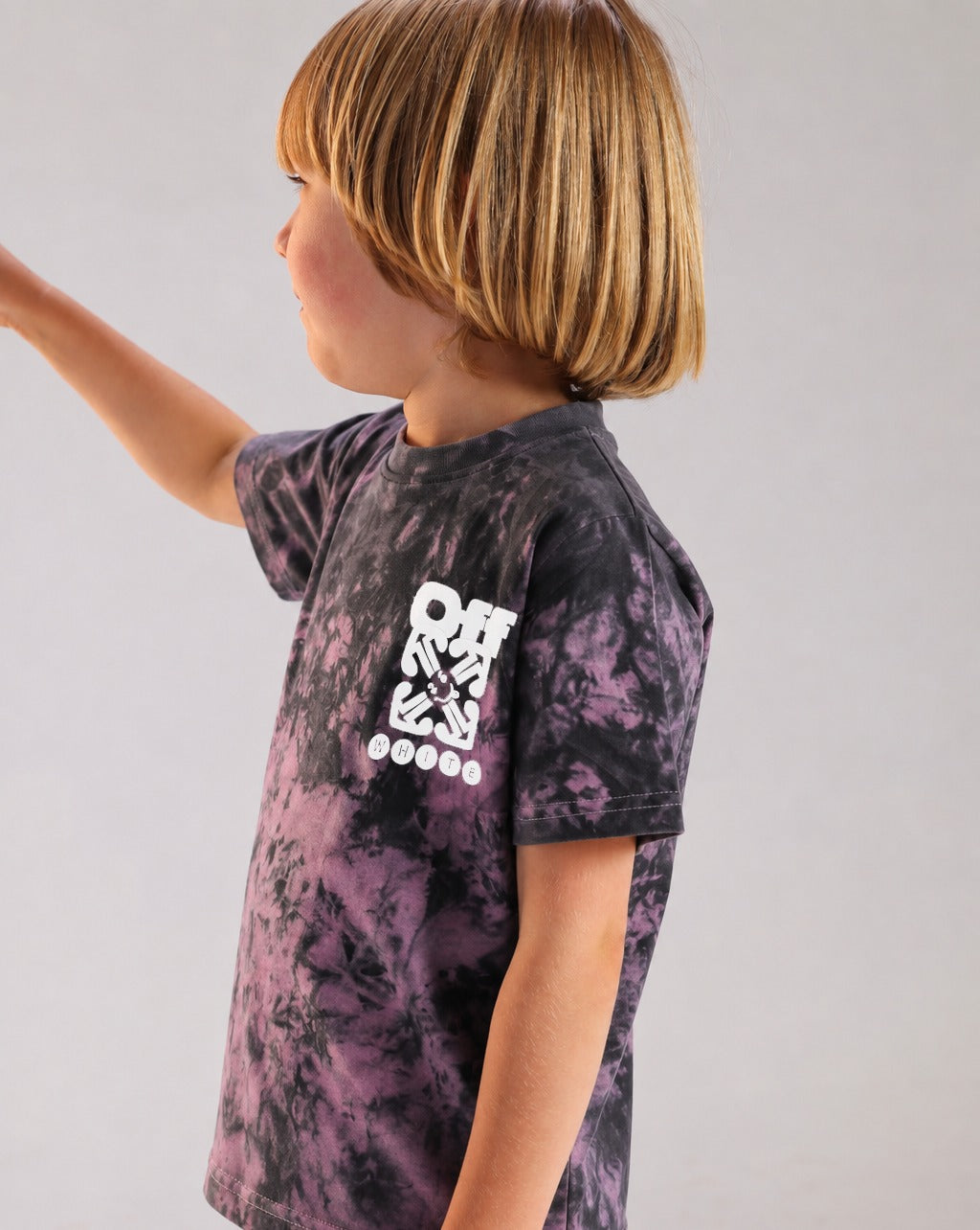Boys’ Purple Tie-Dye Graphic T-Shirt