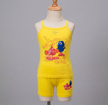 Girls’ Finding Nemo 2-Piece Underwear Set – Printed Tank Top & Matching Shorts