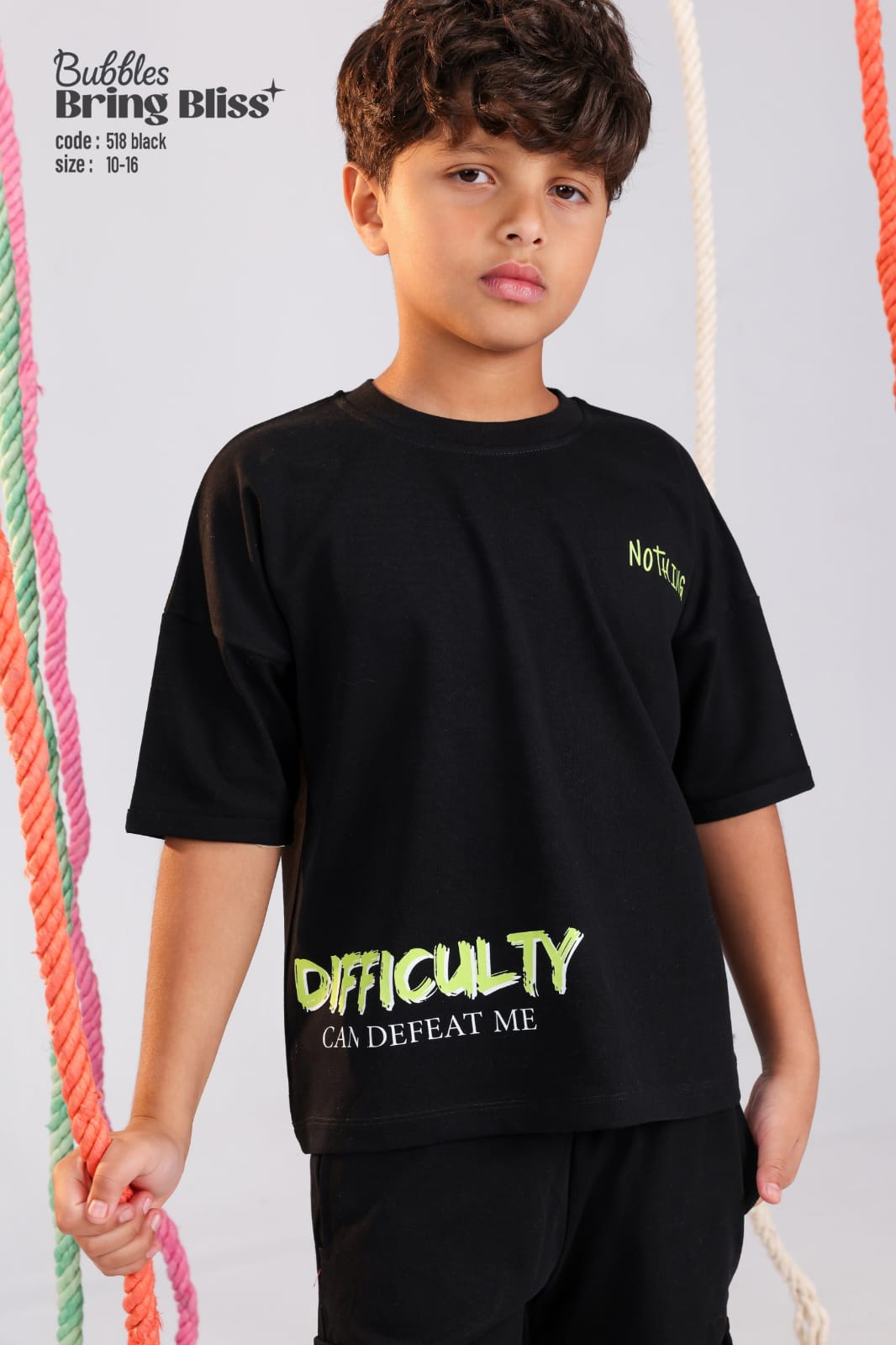 Boys Graphic Pajama Set – Black Short Sleeve T-Shirt & Matching Shorts