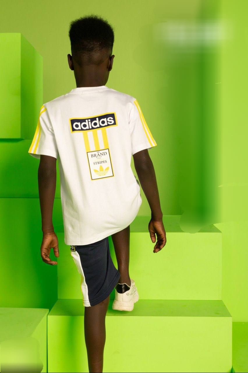 Boys Activewear T-Shirt & Shorts Set – White Performance Sports Outfit