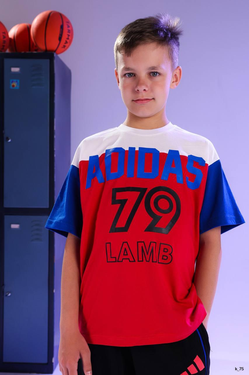Boys Color Block Graphic T-Shirt & Sports Shorts Set – 2-Piece Casual Summer Outfit