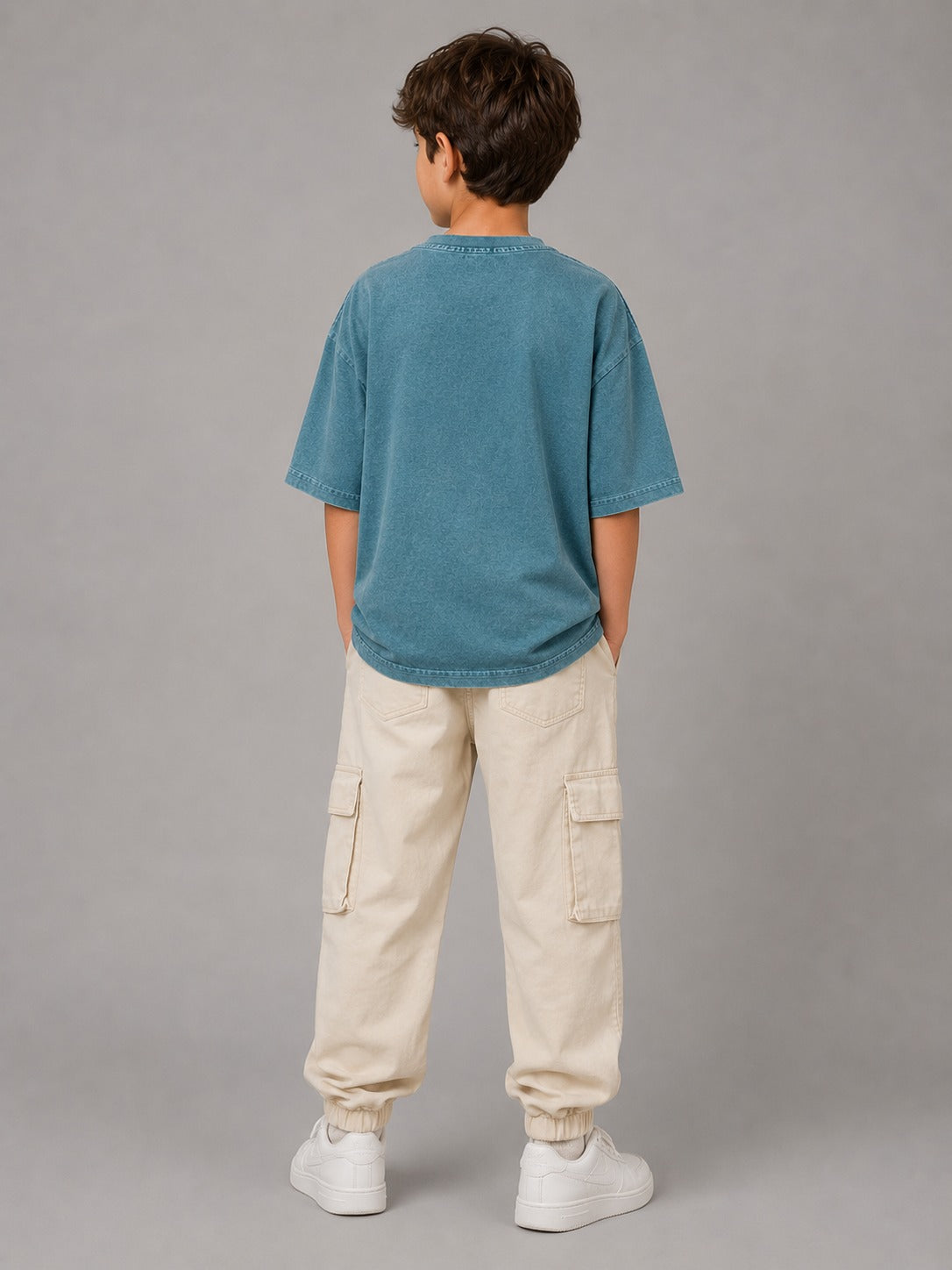 Boys' Oversized Graphic T-Shirt Casual Cotton Outfit for Kids
