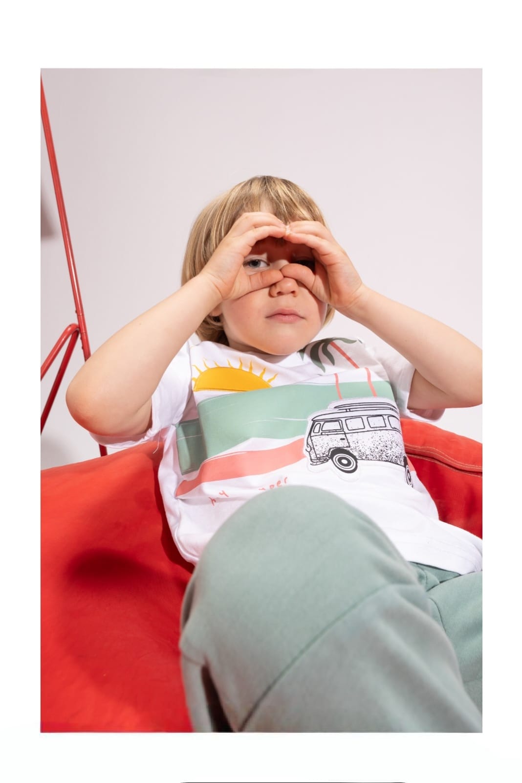 Boys' Tropical Graphic T-Shirt & Jogger Pants Set – Cotton Casual 2-Piece Outfit