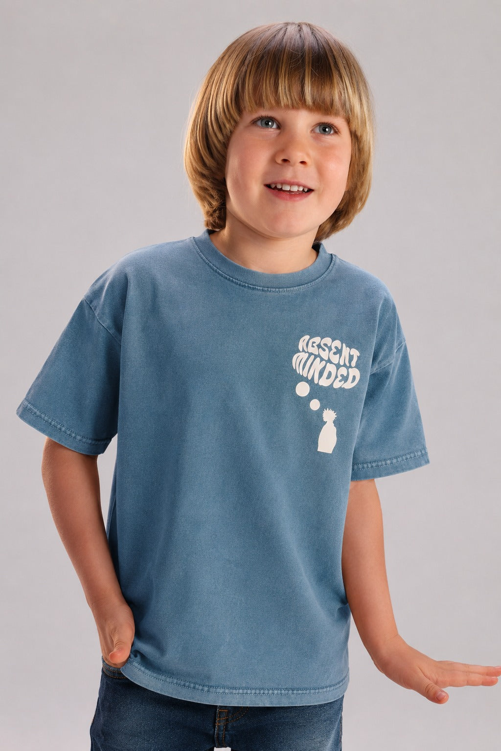 Boys’ Blue Graphic T-Shirt