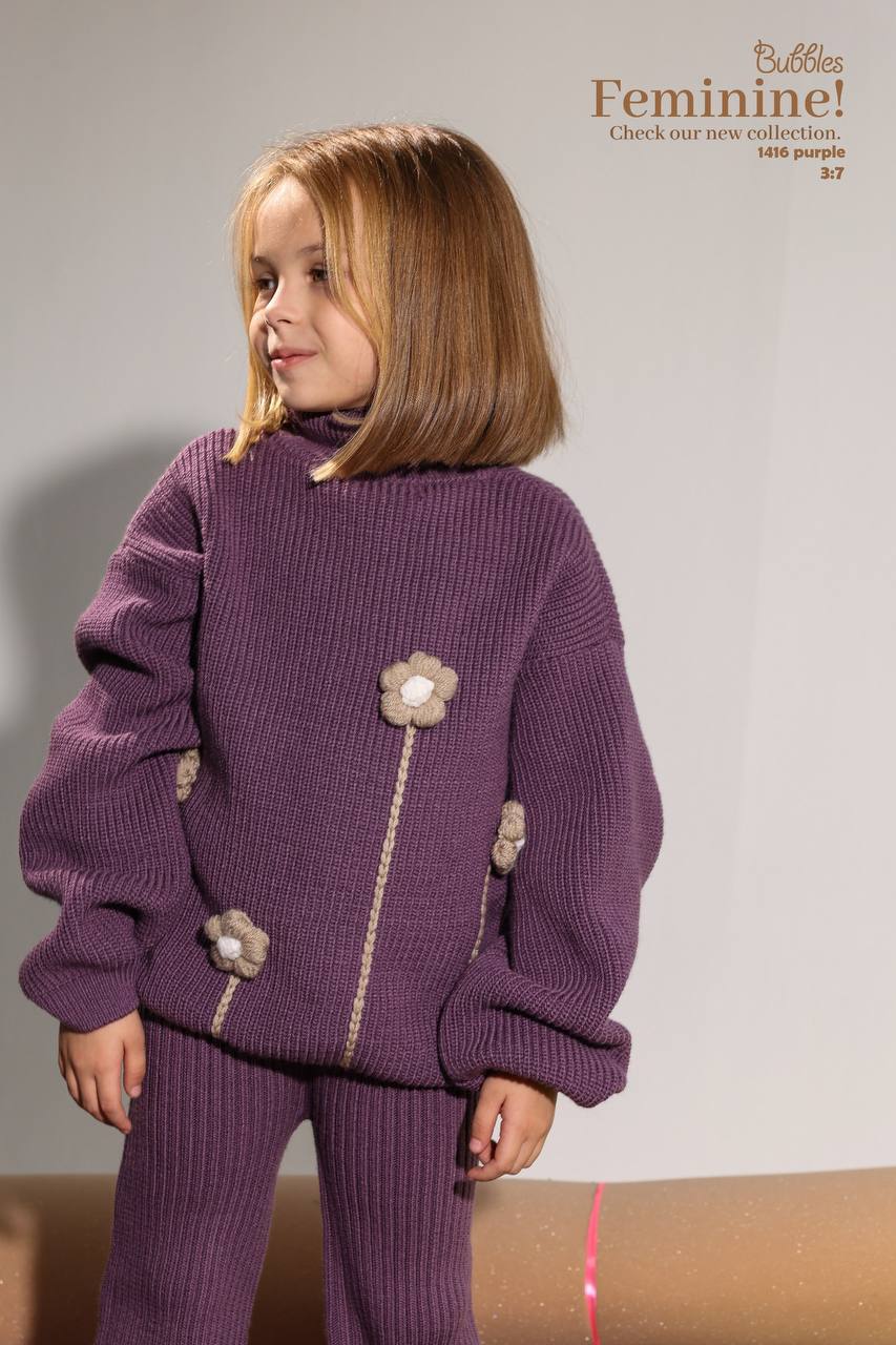 Flower Knit Set