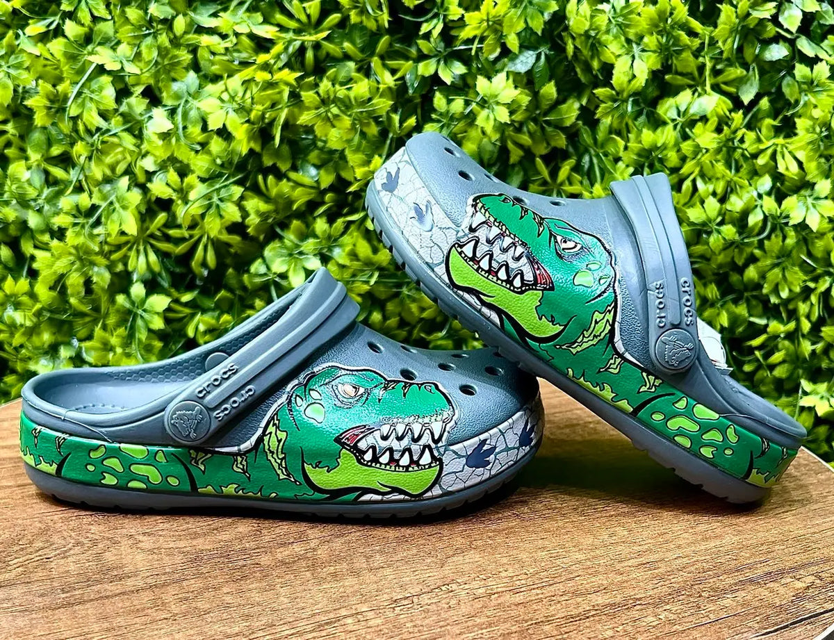crocs T-Rex