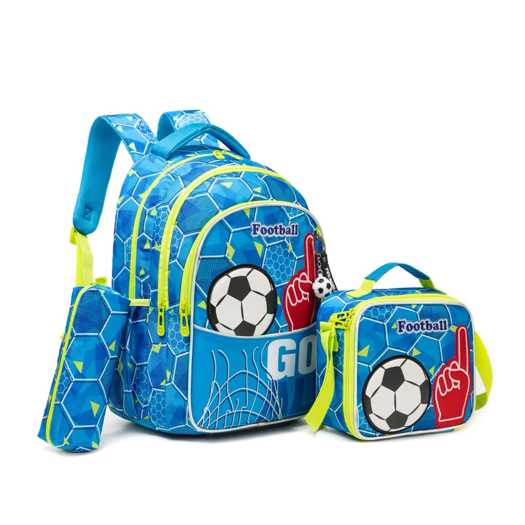 Football 3PCS School Bag