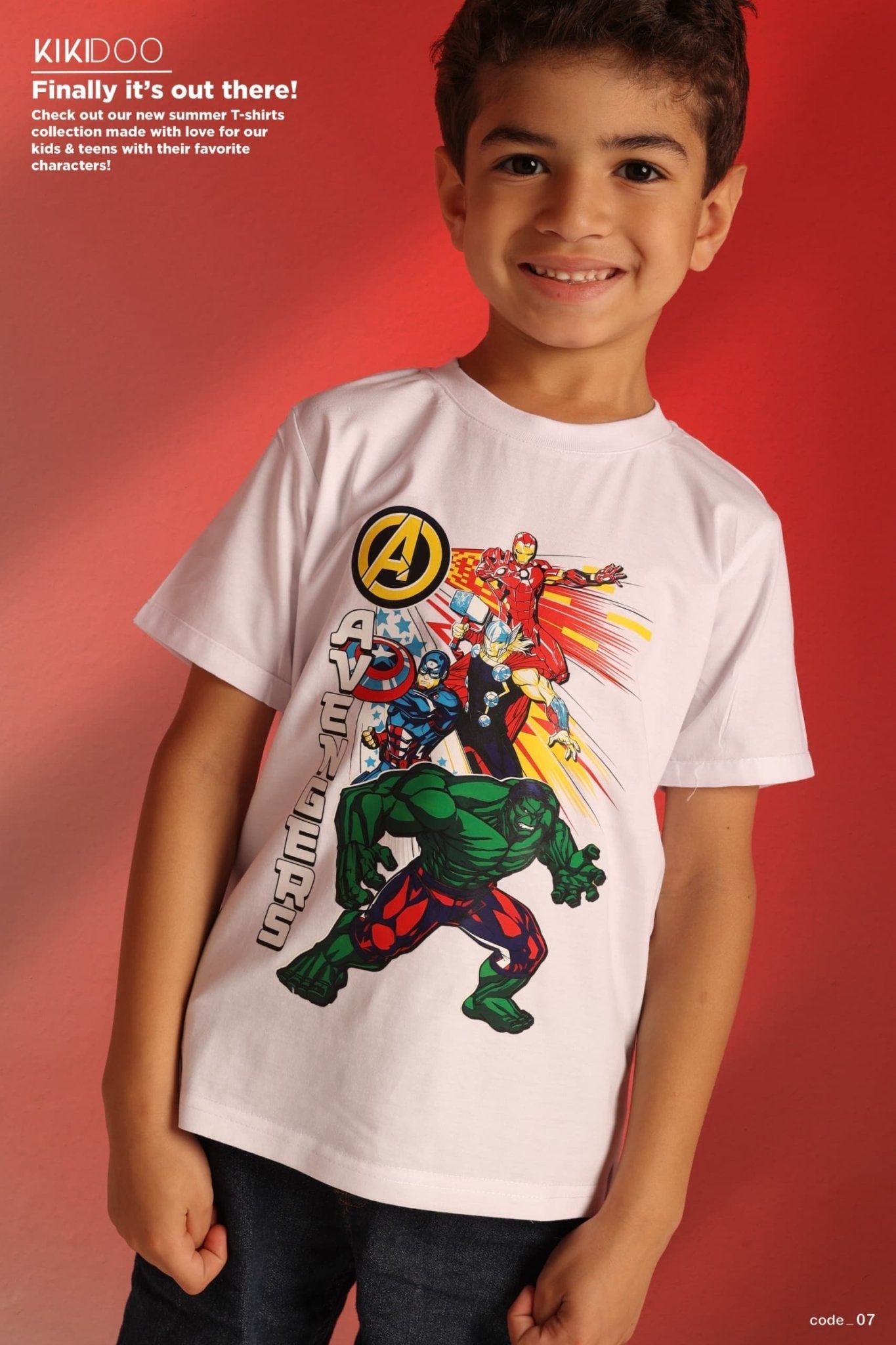 avengers t-shirt - Bubbles Kids WearAll