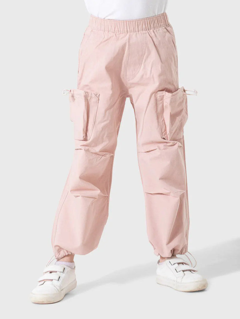 Girls' Cargo Pants with Side Pockets
