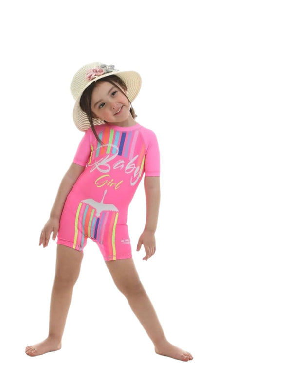 Baby Girl Rainbow Swimsuit - Bubbles Kids WearSwimsuit