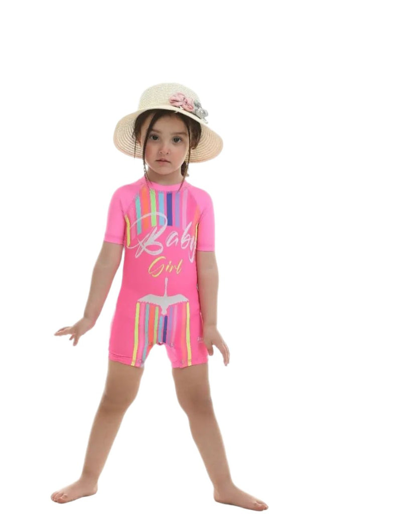 Baby Girl Rainbow Swimsuit - Bubbles Kids WearSwimsuit