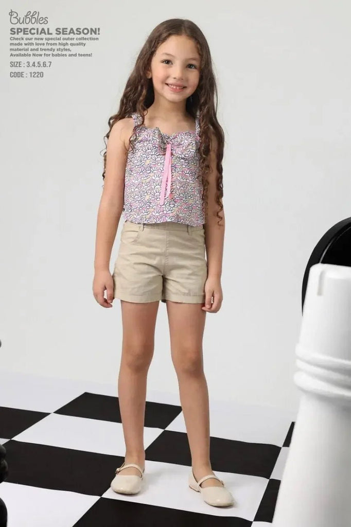 blouse set rose - Bubbles Kids WearAll