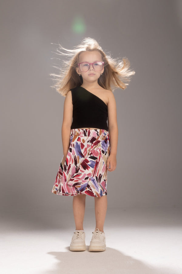 Bold Brushstrokes suit - Bubbles Kids WearAll