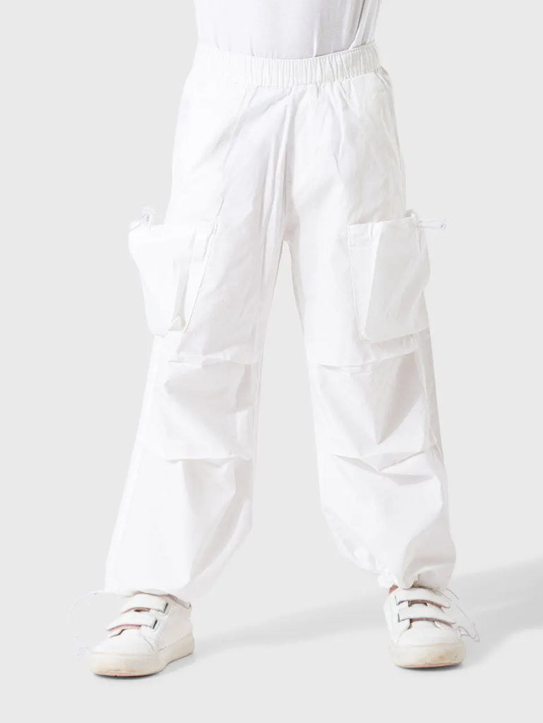 Girls' Cargo Pants with Side Pockets