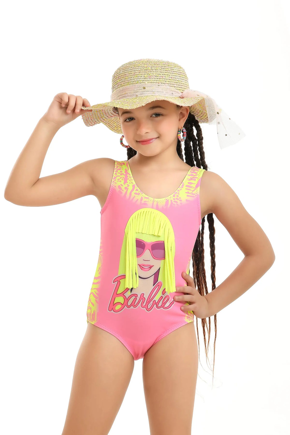 kids one piece pink