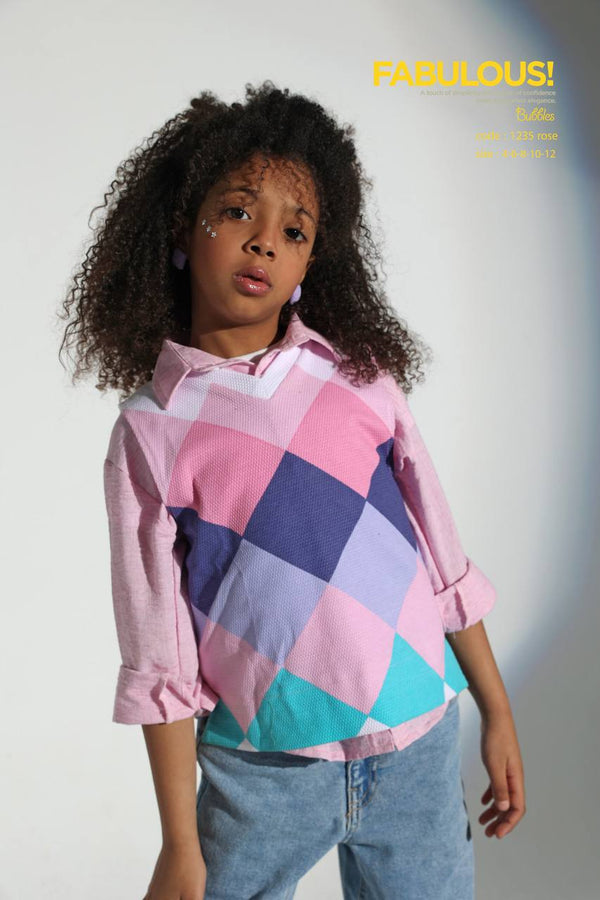 Diamond Chemise – قميص دايموند - Bubbles Kids WearWinter Pyjama