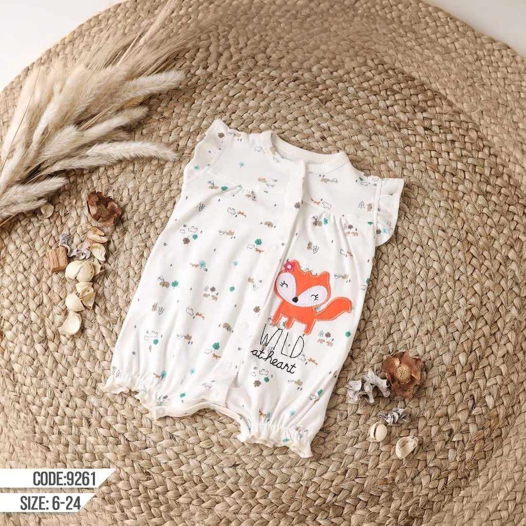 fox romper - Bubbles Kids WearAll