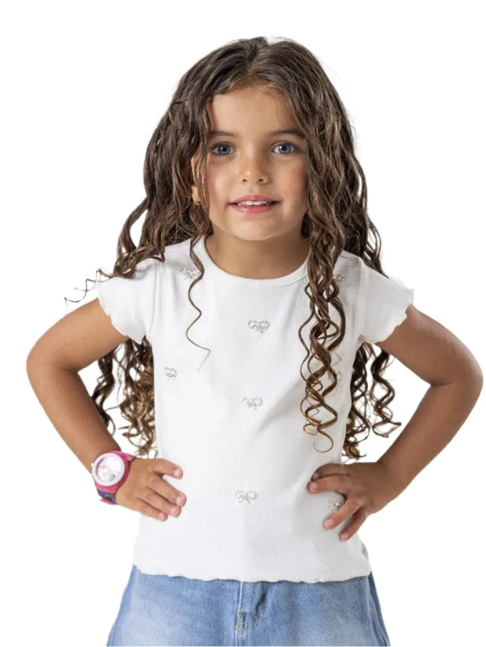 Girls Heart Tee T-shirt - Bubbles Kids WearAll