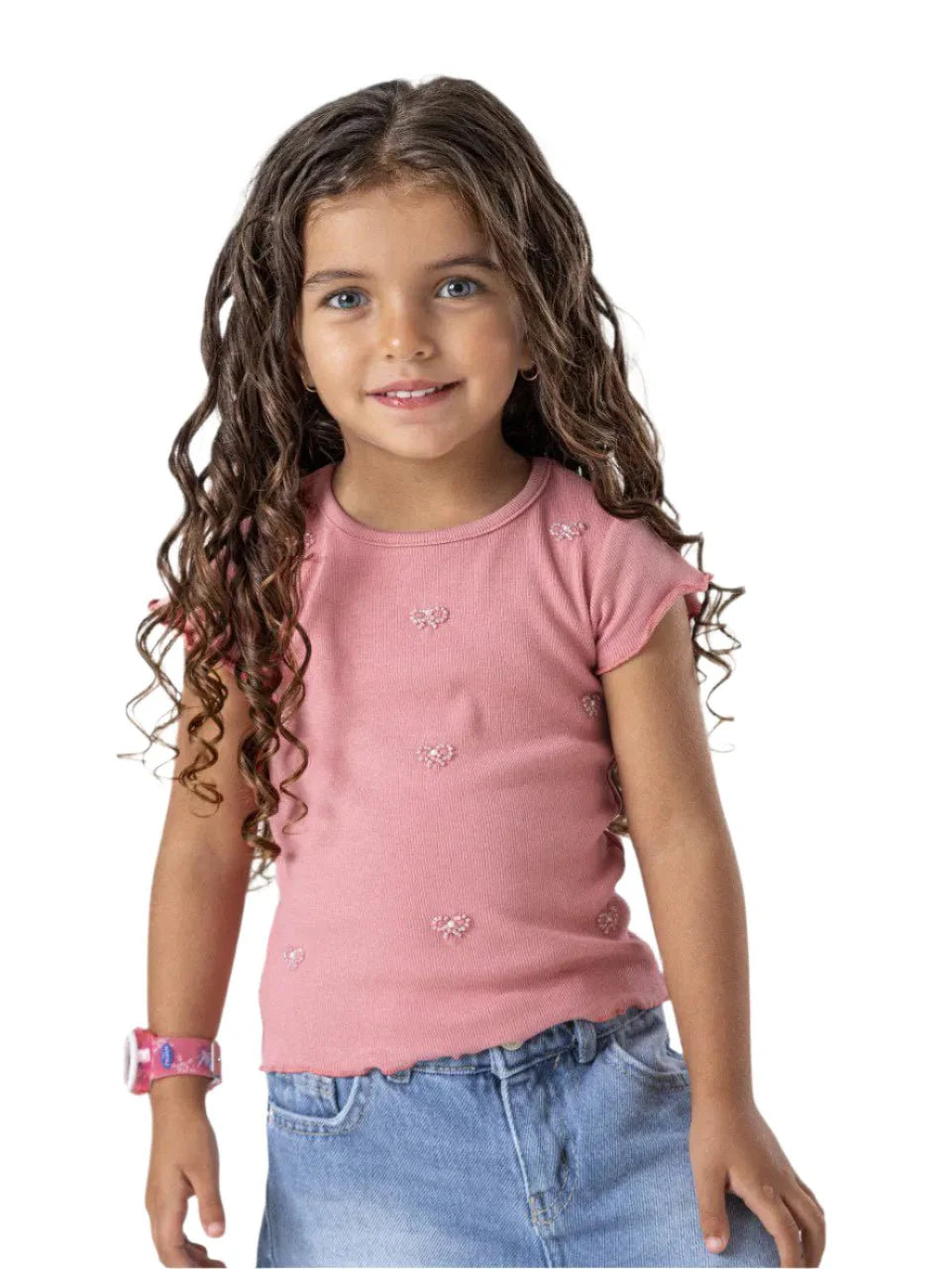Girls Heart Tee T-shirt - Bubbles Kids WearAll