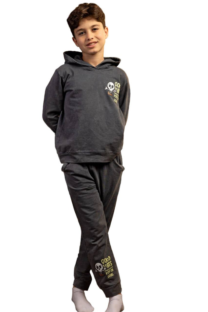 Good Vibes Pyjama – جود فيبز بيجامة - Bubbles Kids WearWinter Pyjama