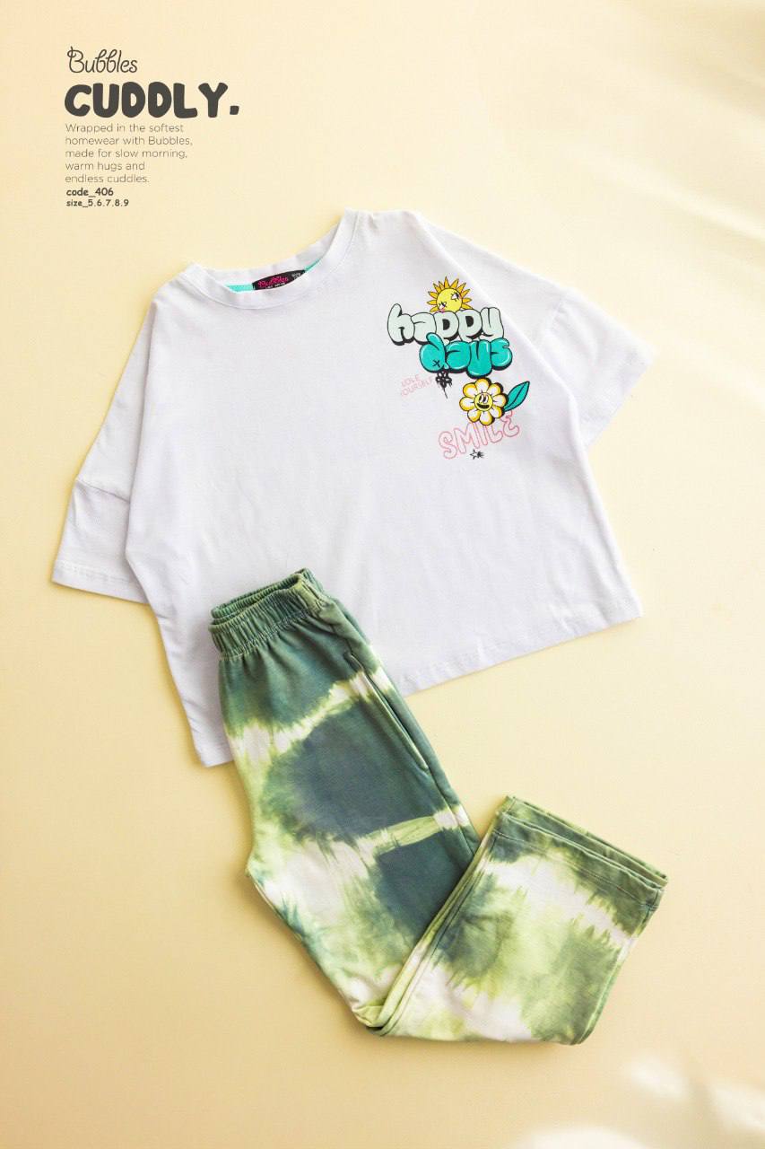 happy days pyjama - Bubbles Kids WearAll