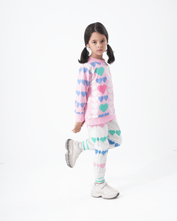 Heart Pyjama – بيجاما قلب - Bubbles Kids WearAutumn Pajama