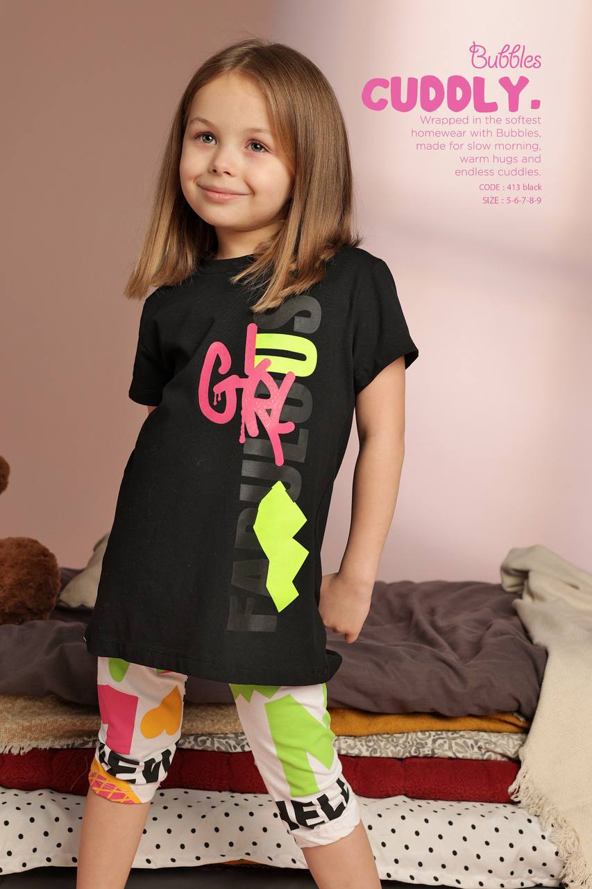 kiddieglow pyjama - Bubbles Kids WearAll