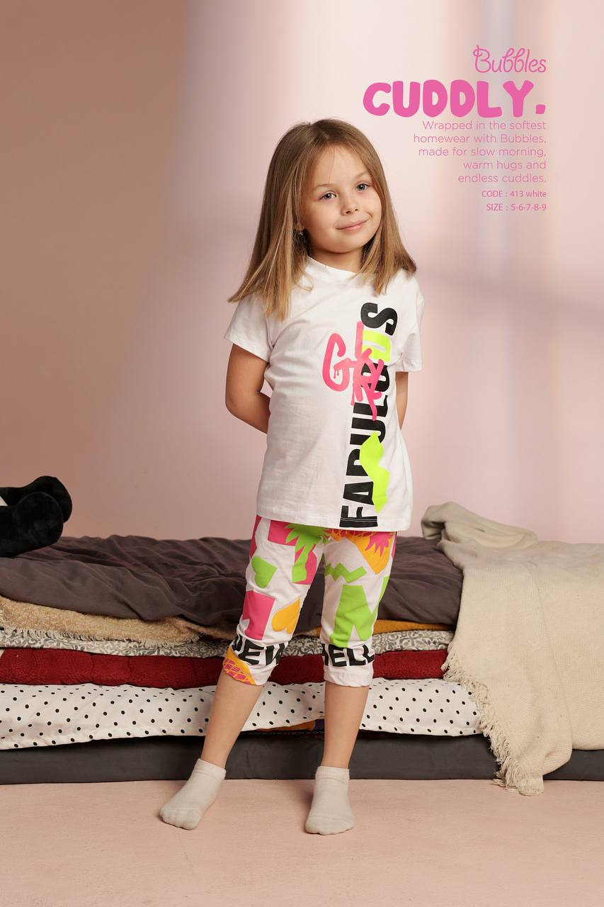 kiddieglow pyjama - Bubbles Kids WearAll