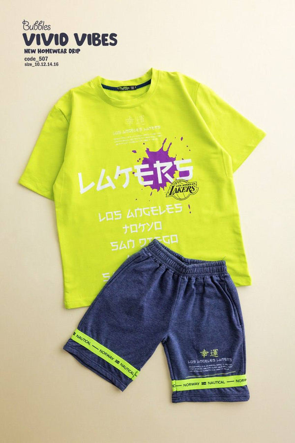 lakers pyjama - Bubbles Kids WearAll