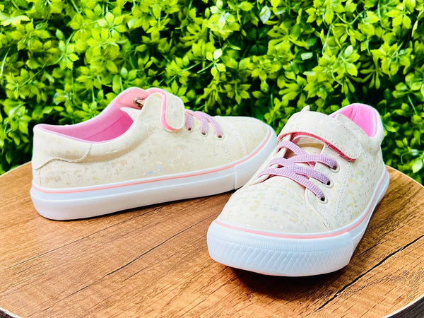 leather shoes bige - Bubbles Kids WearFootwear
